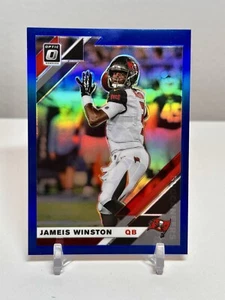 2019 Donruss Optic Blue Prizm #91 Jameis Winston Tampa Bay Buccaneers /150 - Picture 1 of 3