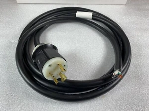 New Hubbell HBL2621 Twist-Lock Male Plug 30A 250V NEMA L6-30P w/ 9.5' 10AWG - Picture 1 of 5
