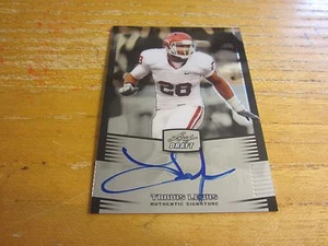 Travis Lewis Autographed 2012 Leaf Metal Draft #TL1 Card NFL Detroit Lions - Picture 1 of 2