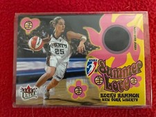 2002 Fleer Ultra WNBA Summer of Love Memorabilia Becky Hammon New York Liberty