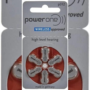 Power One P312 Hearing Aid Battery (10 X 6 =60 Pcs) - Bild 1 von 4