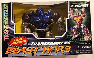 Beast Wars Transmetals Optimus Primal (1997) sin usar, en caja Foto 1 de 4