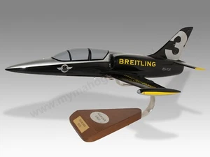 Aero L-39C Albatros Breitling Escritorio Madera Avión Nuevo Modelo Pequeña Escala 1/48 - Imagen 1 de 12