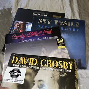 New DAVID CROSBY CSN CSNY Vinyl 6 LP Lot 180g Sky Trails Lighthouse Jerry Garcia - Picture 1 of 11