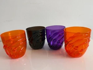 Halloween plastic cups/tumblers set of 4 - Picture 1 of 3