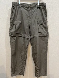 Columbia Convertible PFG Pants Men's Large  Lightweight Quick Dry Shorts Fish - Picture 1 of 8