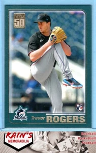 Trevor Rogers Rookie 2021 Topps Archives  RC #203 Miami Marlins - Picture 1 of 2