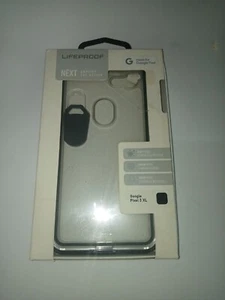 LIFEPROOF NEXT CASE FOR GOOGLE PIXEL 3XL DROP DIRT PROOF BLK CLEAR NEW 77-59379 - Picture 1 of 1