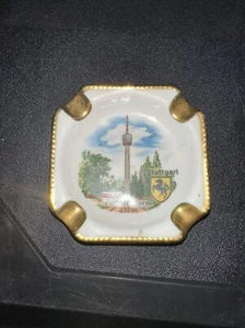 Gerold Porzellan Ashe Tray Vintage Gold Trim - Picture 1 of 2