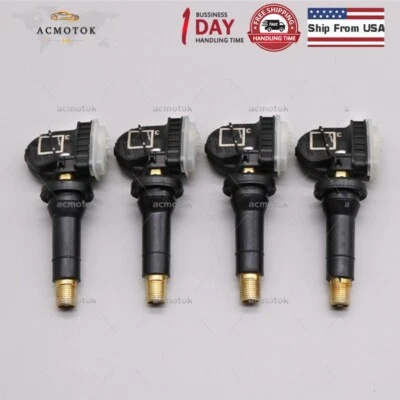 4X TPMS Sensor Tire Pressure Monitor For GM BUICK13581558 13598772 315MHz - Image 1 of 4