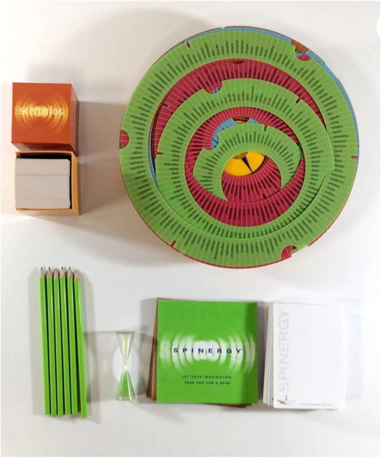 GNU Games Spinergy Board Game Cool Modern Sleek 2003