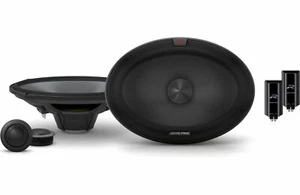 Alpine R-S69C.2, R Series 6x9" 2 Way Component Car Speakers - 300 Watts Peak - Picture 1 of 3