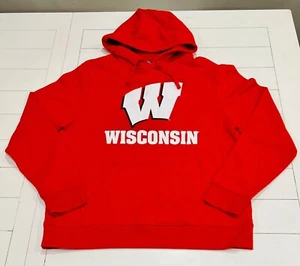 Fanatics Men’s XL Wisconsin Badgers Football Iconic Hoodie Sweatshirt NWT! - Picture 1 of 7