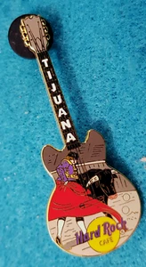 TIJUANA MEXICO MATADOR PURPLE JACKET BLACK BULL GUITAR Hard Rock Cafe PIN LE - Picture 1 of 1