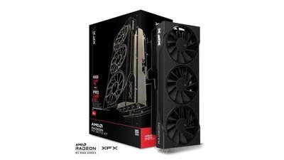 XFX Swift Radeon RX 9070 XT OC Black Triple Fan Gaming Edition Grafikkarte 16... - Bild 1 von 4