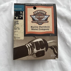 Harley Davidson Multi Fit BLACK Switch Housing Set 70222-96 new take offs - Picture 1 of 5