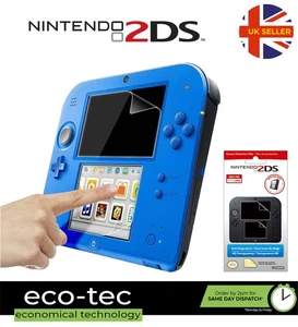 Plastic Screen Protector Film Guard Set for Nintendo 2DS (FLAT) - Picture 1 of 5