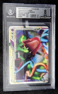 Pokemon Rayquaza & Deoxys Legende Holo oben DE 89/90 Undaunted PSA BGS 8 NM-MT - Bild 1 von 2