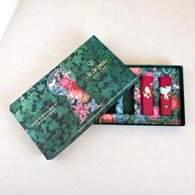 Mini Set Lápiz Labial Clé de Peau Beauté Rosa y Rojo Caja Limitada Foto 1 de 4