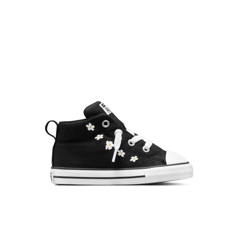 Zapatillas deportivas Converse Street Mid Top para niños pequeños - negras 10T Foto 1 de 4