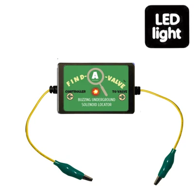 🔥 Original FIND-A-VALVE Válvula de Riego CÉSPED Aspersor Buscador Localizador Kit LED Foto 1 de 4