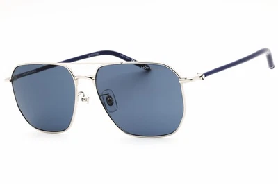 MONT BLANC MB0367SA-004-60  Sunglasses Size 60mm 145mm 16mm silver Men NEW - Image 1 of 4