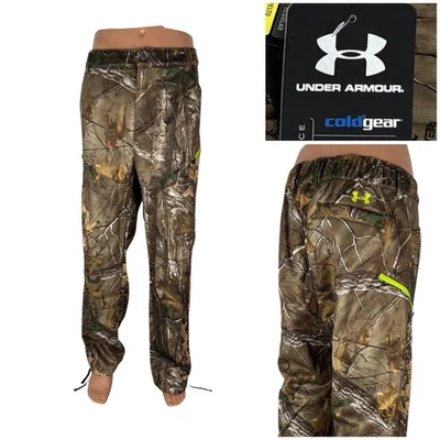 Under Armour Mens 2XL Pants Scent Control Armourstretch 1244443 Real Tree NWT - Image 1 of 4