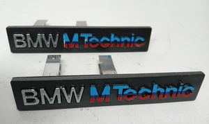 BMW E30 M3 325iS 318i MTech M-Technic Grille or Trunk Badge Emblems 2x- Repro #1 - Picture 1 of 11