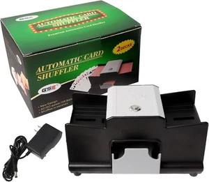 GSE Games & Sports Expert 2-Deck Casino automatischer Kartenmischer, schwarz  - Bild 1 von 7