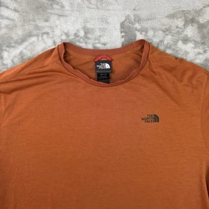 The North Face Vapor Wick Performance T-Shirt Mens XXL Orange - Picture 1 of 8