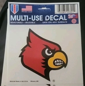 Calcomanía Louisville Cardinals - 3”x4” pegatina adhesiva para ventana - Imagen 1 de 1
