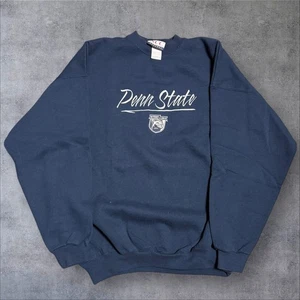 VTG Penn State Nittany Lions Sweatshirt Mens XL Navy College Crew Neck 90s - Picture 1 of 5
