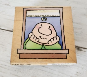 1999 Ziggy Stampendous "Longing for You" GQ008 Rubber Stamp - Picture 1 of 4