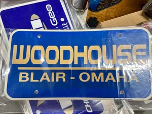 Woodhouse Chevy Ford GMC Nebraska NE Car Dealership Dealer License Plate Tag - Bild 1 von 1