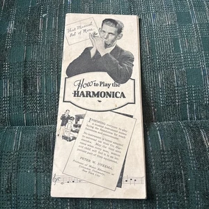 Folleto publicitario vintage de 1927 Cómo tocar la armónica Hohner - Imagen 1 de 13