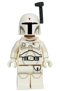 *RARO* LEGO Prototipo Blanco BOBA FETT Minifigura Star Wars Enciclopedia sw0631 - Imagen 1 de 2