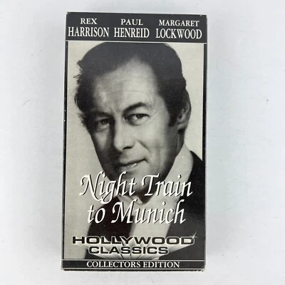 Night Train To Munich VHS Tape Margaret Lockwood Rex Harrison Paul Henreid WWII - Image 1 of 2