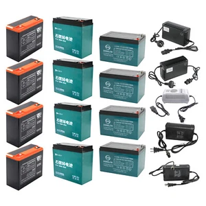 12V 6-DZM-20 20AH 12AH 6-DZM-12 Battery for Bicycle Scooter Mobility ATV Quad - Picture 1 of 39
