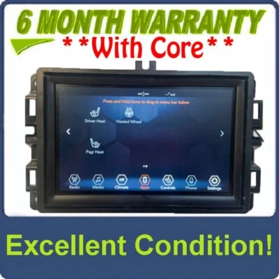 Jeep Cherokee 2017-2020 OEM 7' pulgadas pantalla de visualización AM FM receptor de radio Foto 1 de 4