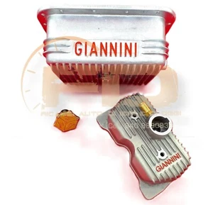 COPPA OLIO E COPERCHIO PUNTERIE ALTO GIANNINI X FIAT 500/126 EPOCA SCRITTA ROSSA - Foto 1 di 8