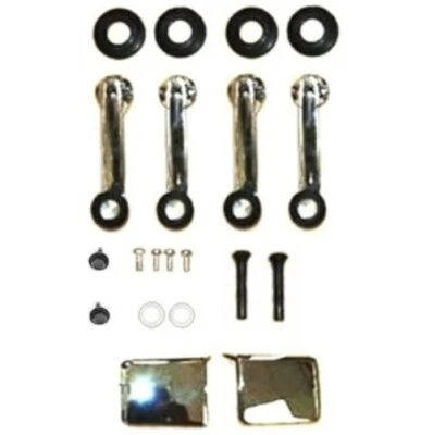 Manija de pestillo de puerta - Manivela de ventana - Juego de perillas de bloqueo para 1968-72 MoPar cuerpo A 2 puertas Foto 1 de 4