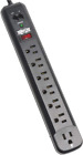 Tripp Lite 7 Outlet (6 Right Angle 1 Transformer) Surge Protector Power Black 