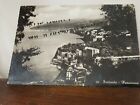 SORRENTO Panoramic Sparrows on Wire Blk-Wht Italy 5.75" X 4.1" VTG Postcard #39