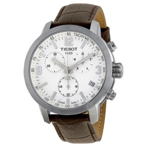 TISSOT PRC 200 Chronograph White Dial Men's Watch T0554171601701 - Picture 1 of 1