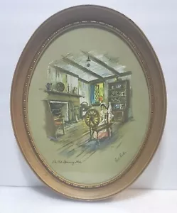 RARO Accessorio da Parete Turner #1433 Telaio Legno Ovale Ruota-Girante 12,5"x15" - Foto 1 di 11