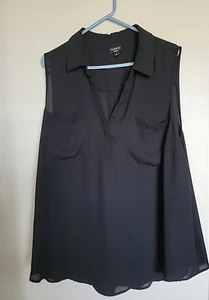 Blusa túnica trasera Harper sin mangas para mujer Torrid talla 4 - Imagen 1 de 3