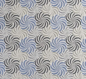 DESIGNERS GUILD WILLIAM YEOWARD FABRIC RUFOLO BLUE FWY2591/02 SILK EMBROIDERED - Picture 1 of 1