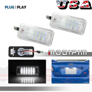 White LED License Plate Lights CAN-bus Replace For Scion Subaru BRZ Legacy Lamps - Picture 1 of 11