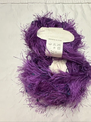 Vintage Trendsetter Yarns CRISANTEMO Purple Confetti  2 Balls - Image 1 of 3