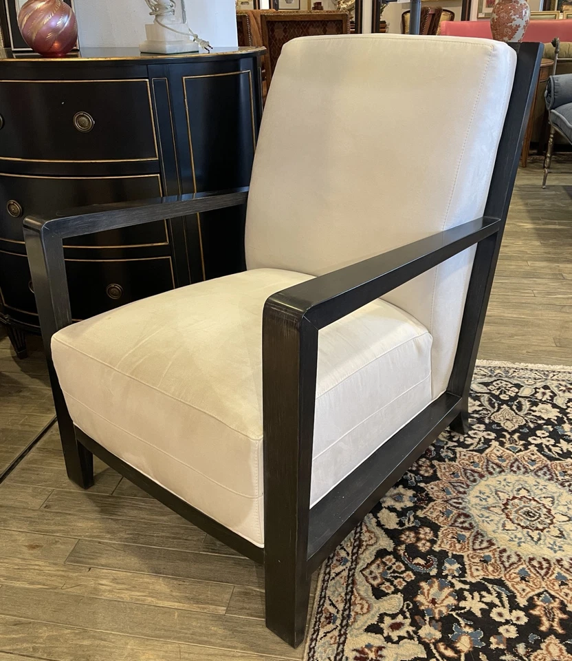 Silla Shawn Hickory Blanca en Microfibra Blanca Foto 1 de 4